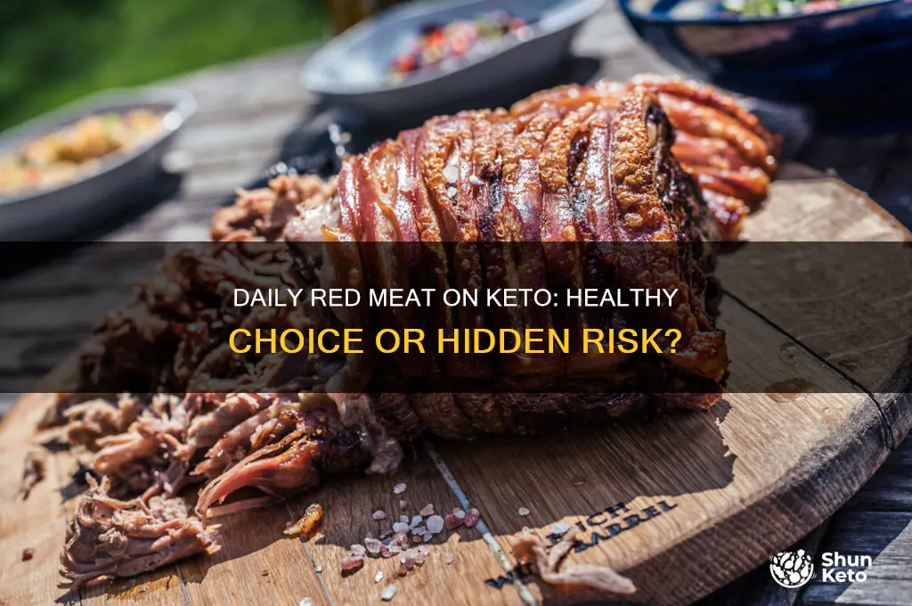 can have red meat daily on keto