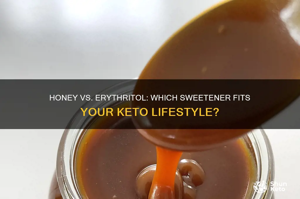 can honey substitute erythritol in the keto diet