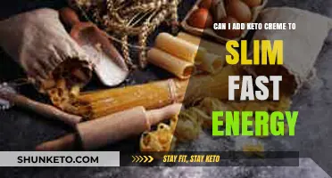 Keto Creme in SlimFast Energy: A Low-Carb Blend Possibility?