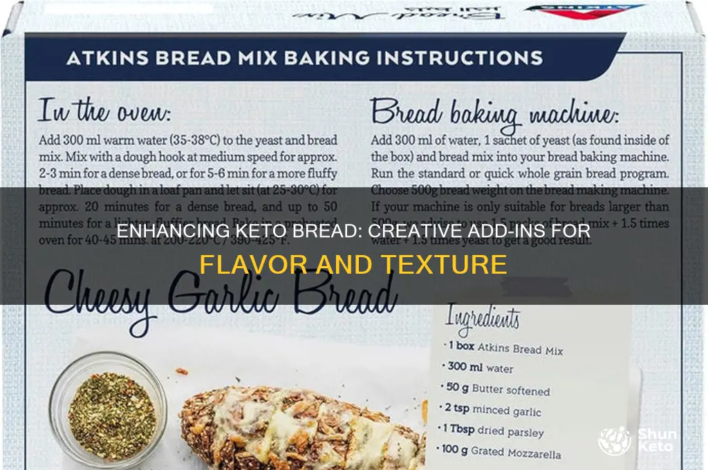 can i add things to keto bread