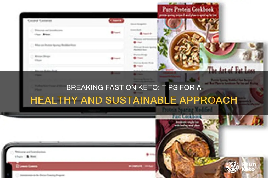 can i break fast with keto