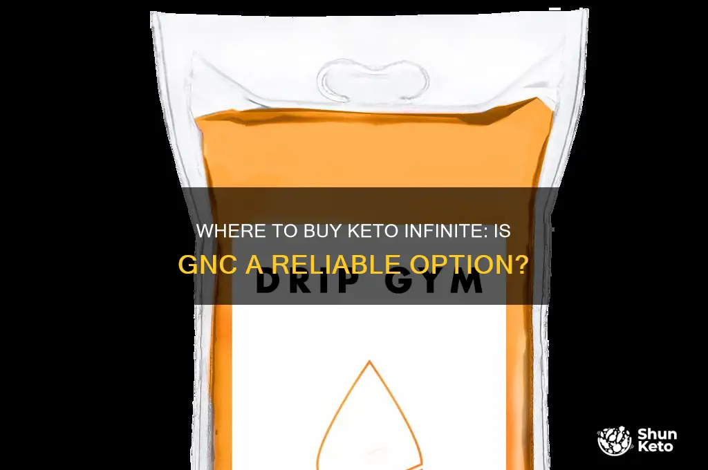 can i buy keto infinite at gnc