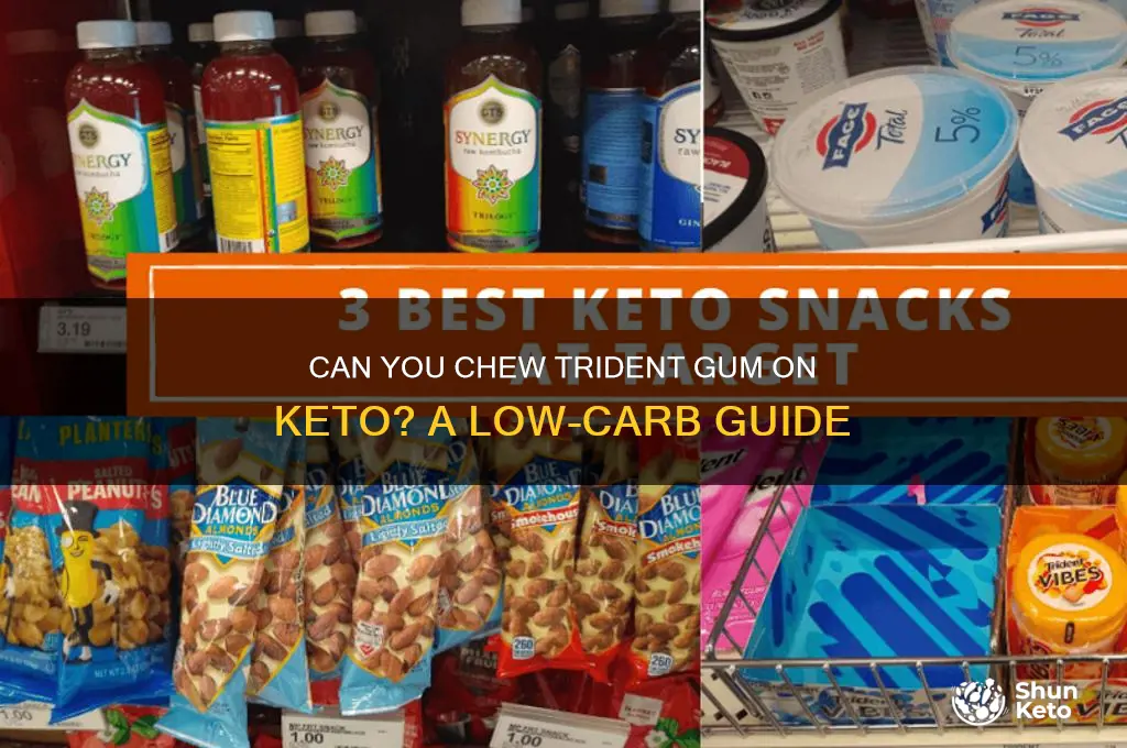 can i chew trident gum on keto