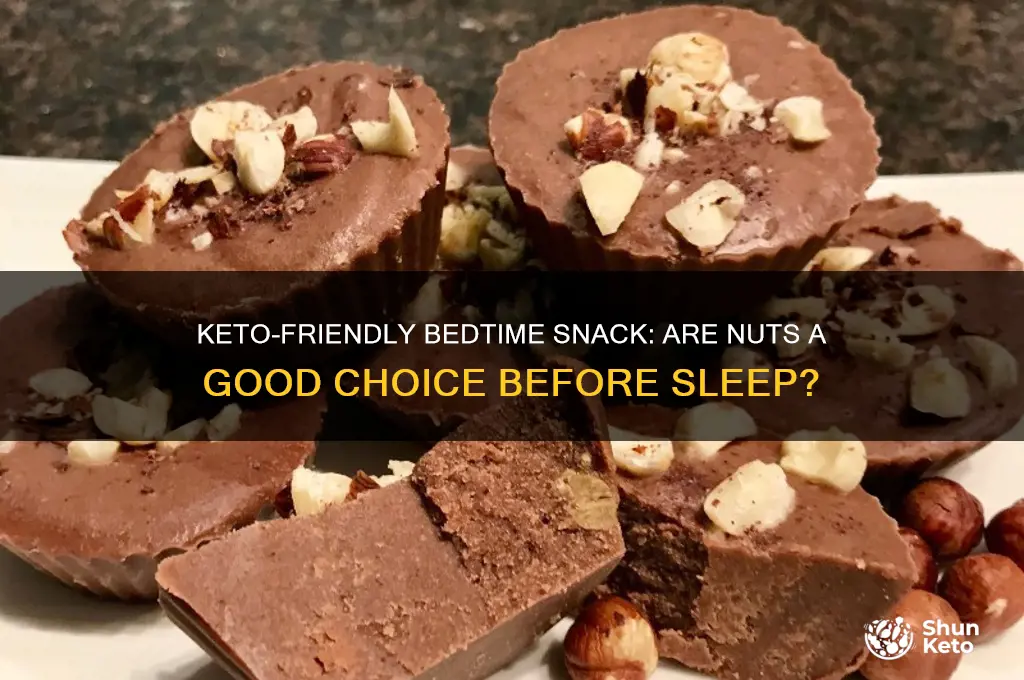 can i consume nut before bed for keto diet
