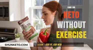 Keto Without Exercise: Achieving Weight Loss Through Diet Alone?