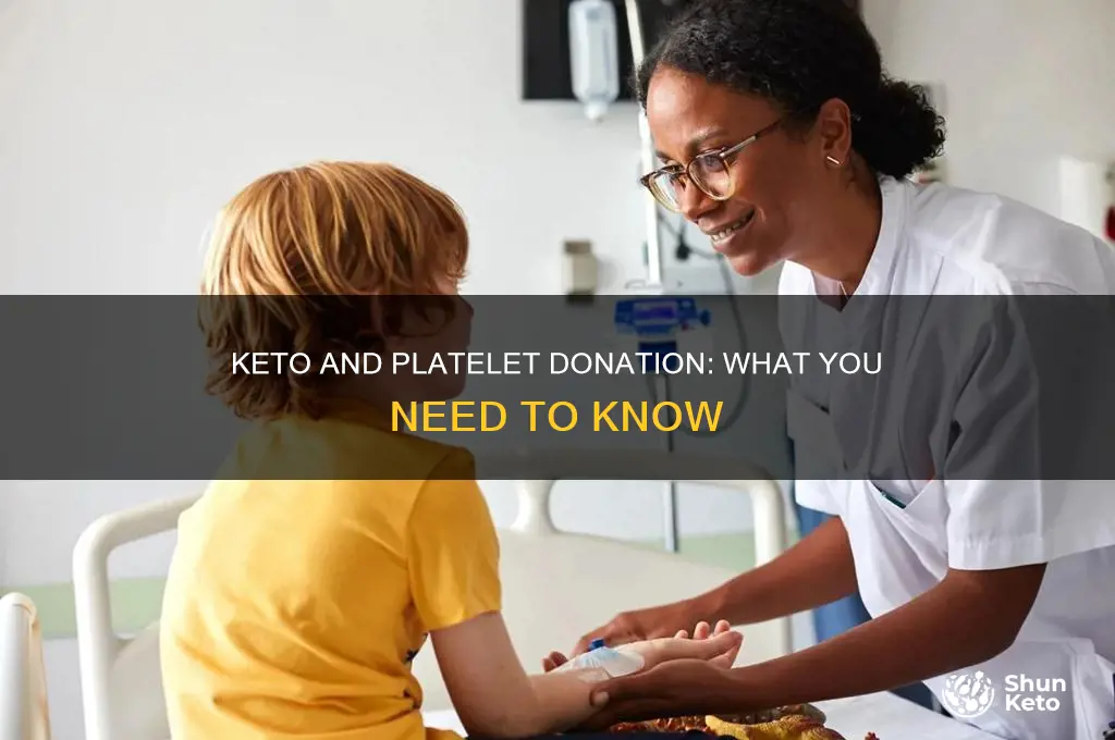 can i donate platelets if i