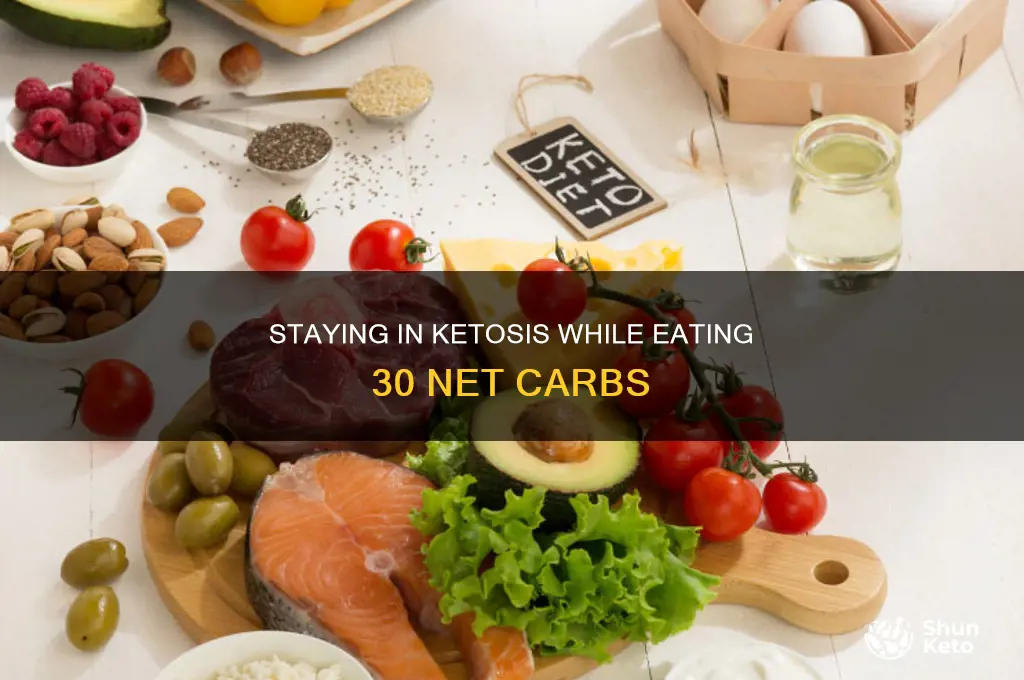can i eat 30 net carbs on keto