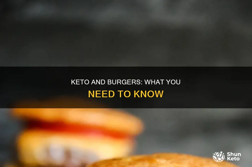 can i eat a burger on keto