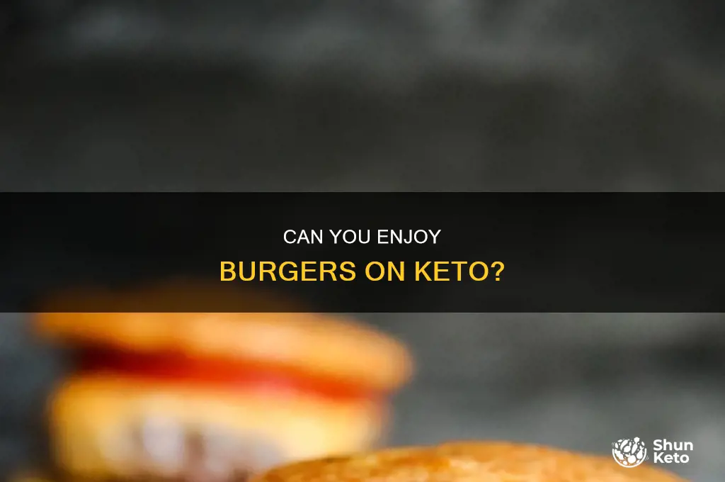 can i eat a burger without bun on keto