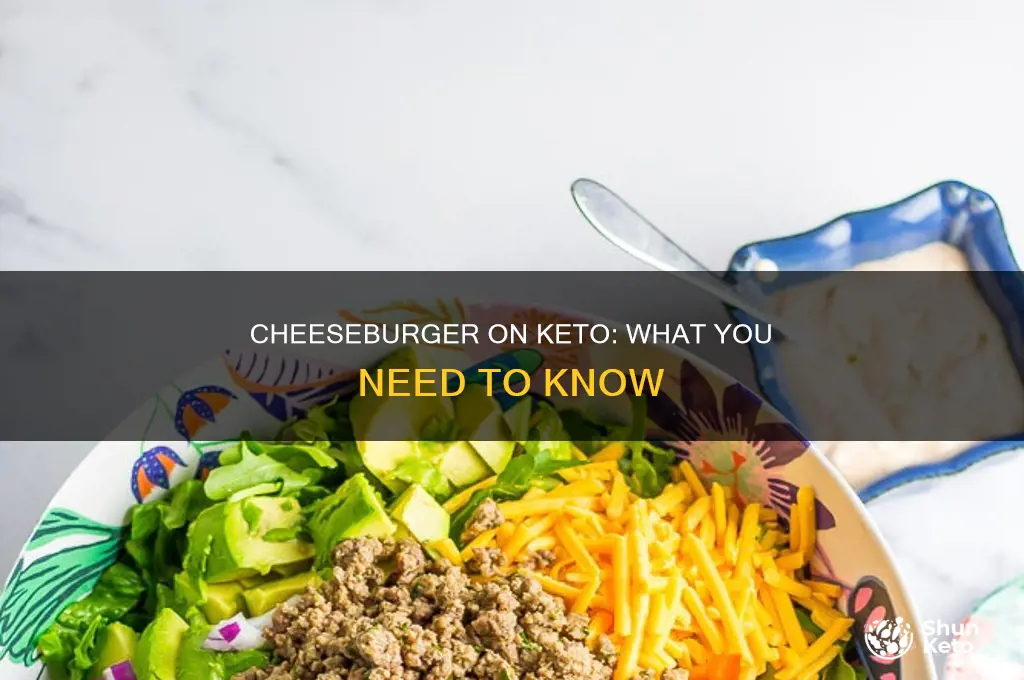can i eat a cheeseburger on keto