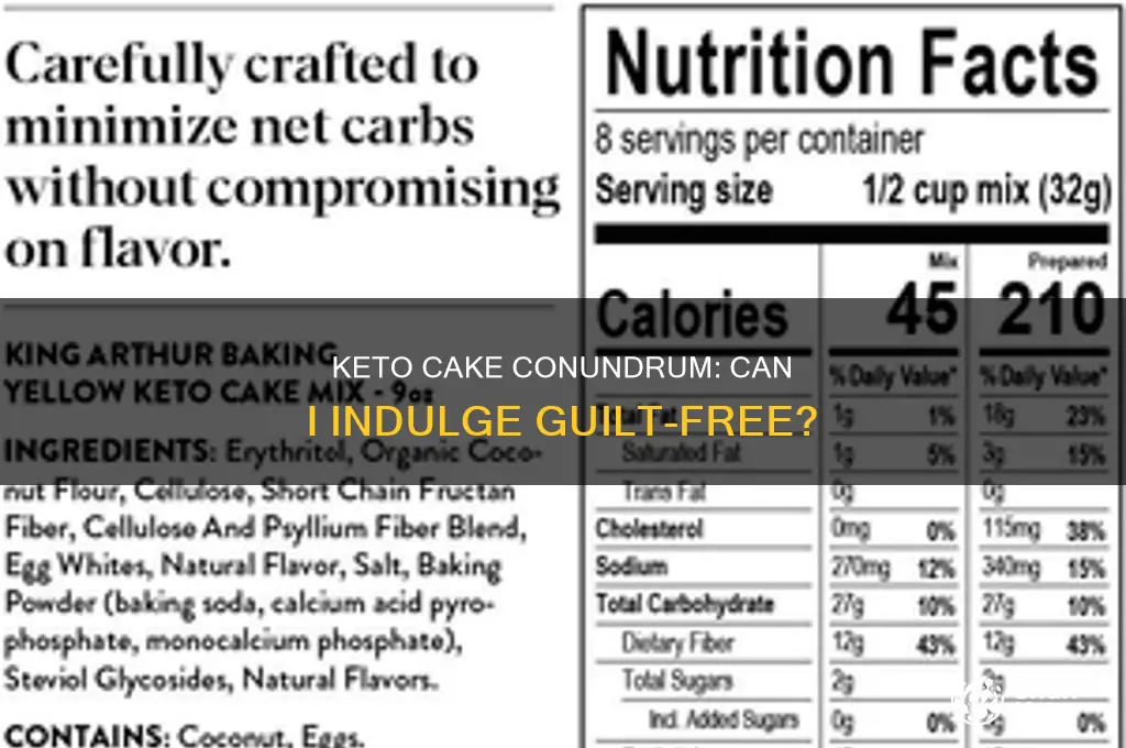 can i eat a piece of cake on keto