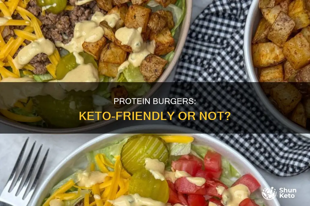 can i eat a protein burger if im keto