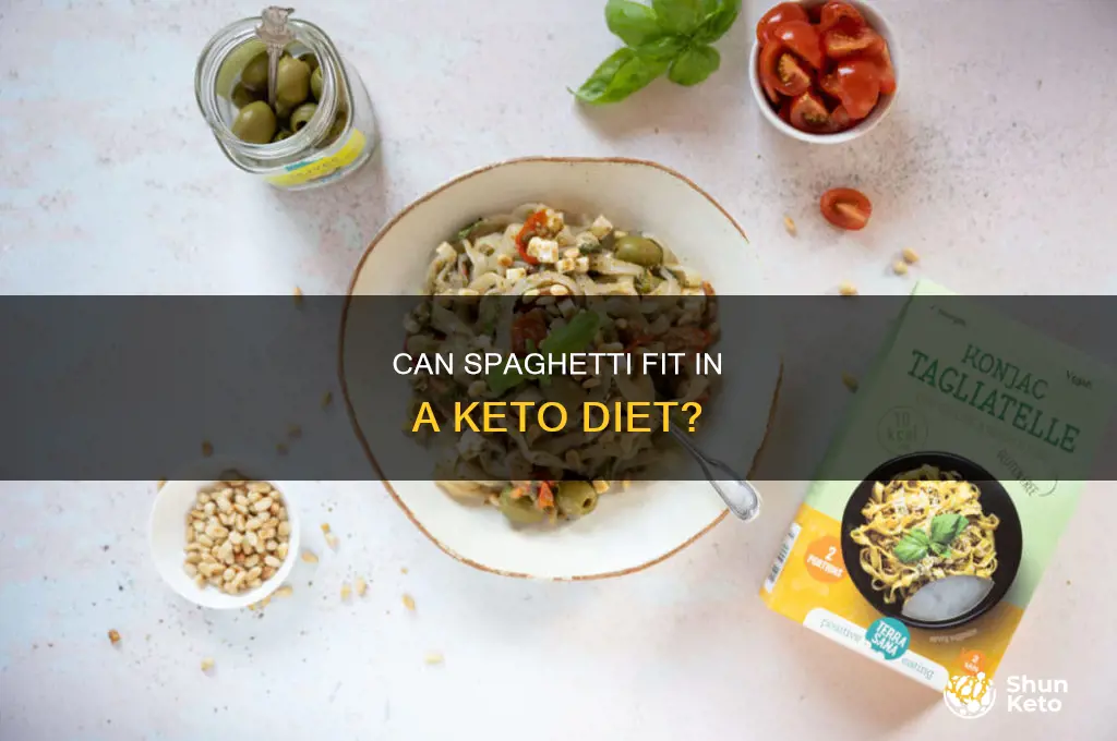can i eat a small portion of spaghetti on keto