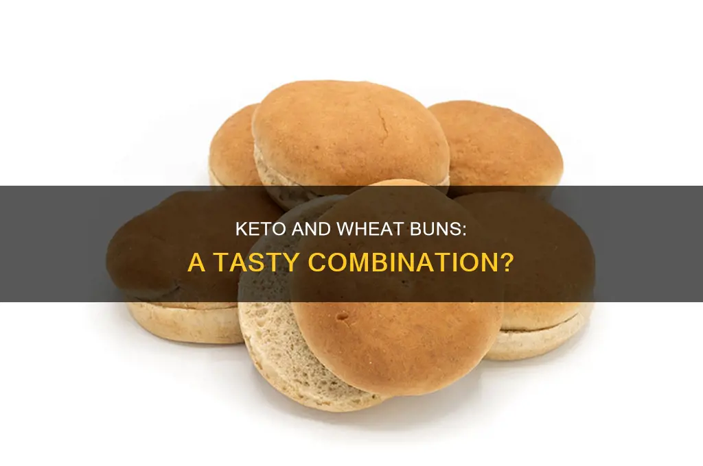 can i eat a wheat bun byrger with keto