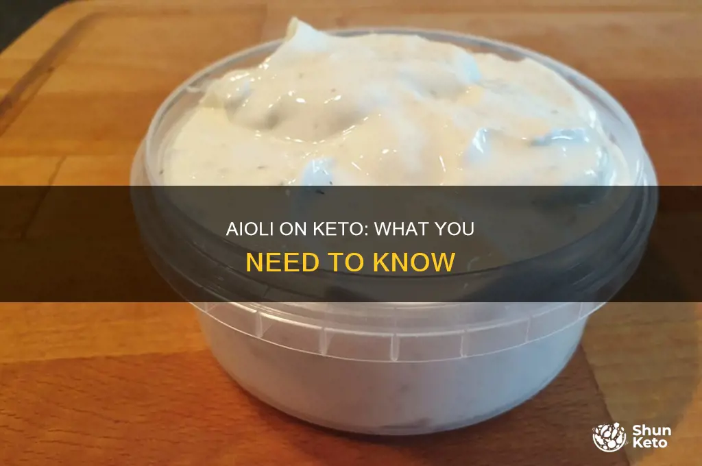 can i eat aioli on keto