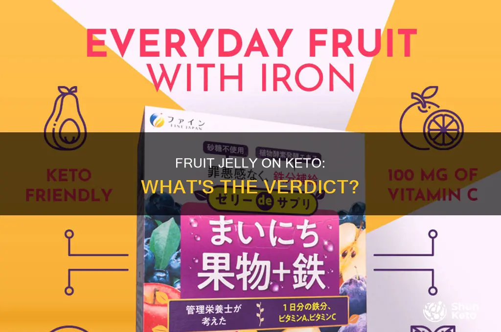 can i eat all fruit jelly on keto diet