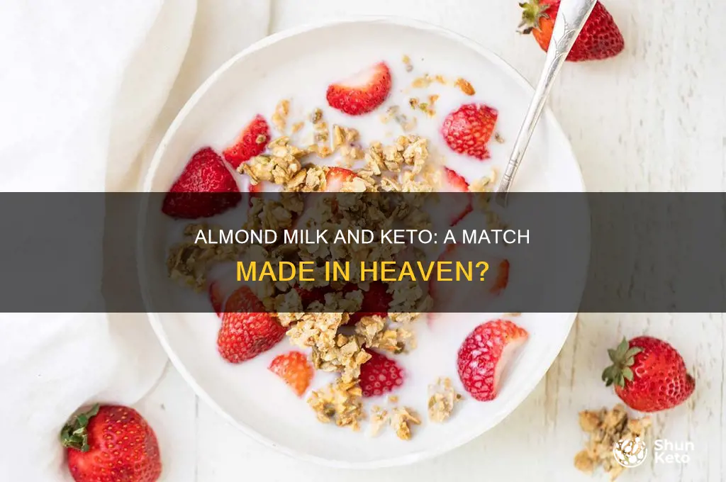 can i eat almond milk on keto