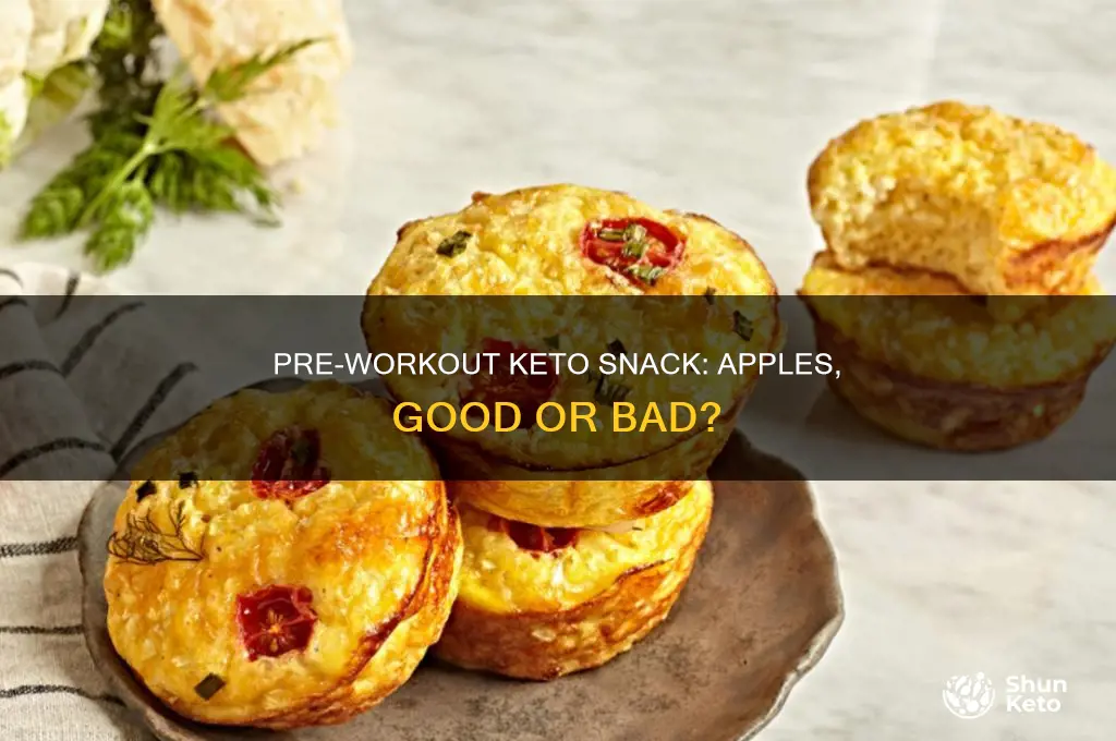 can i eat an apple before a workout on keto