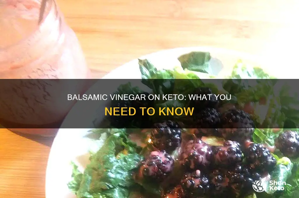can i eat balsamic vinegar on keto diet