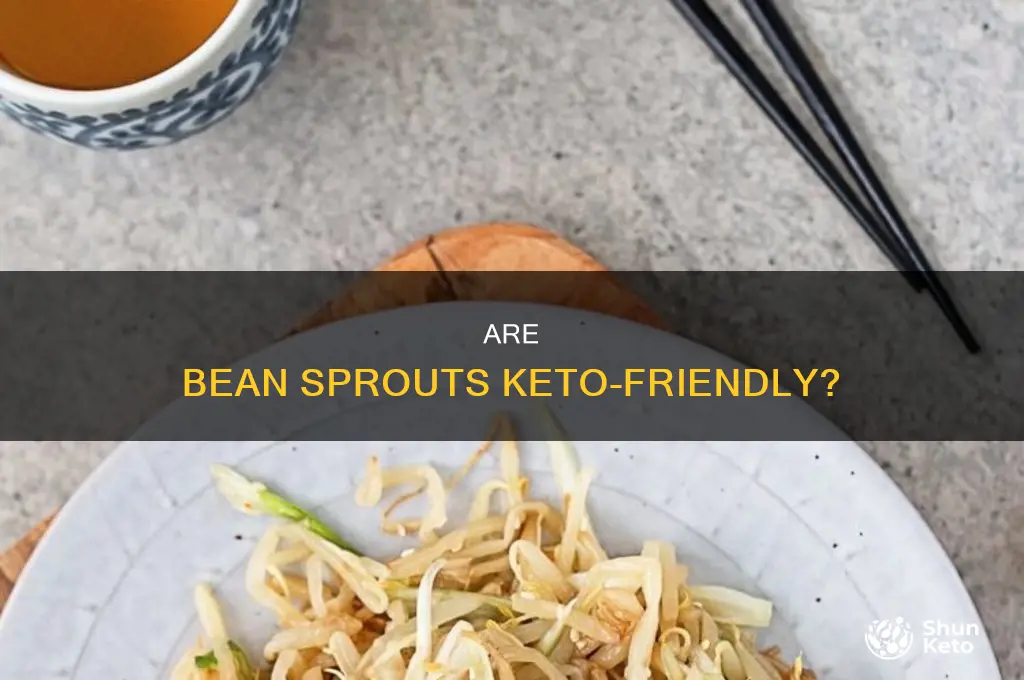 can i eat bean sprouts on a keto diet