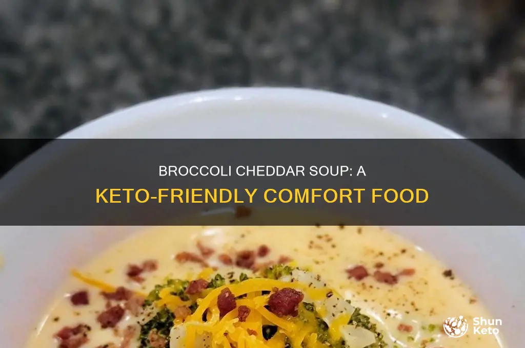 can i eat broccoli cheddar soup on keto
