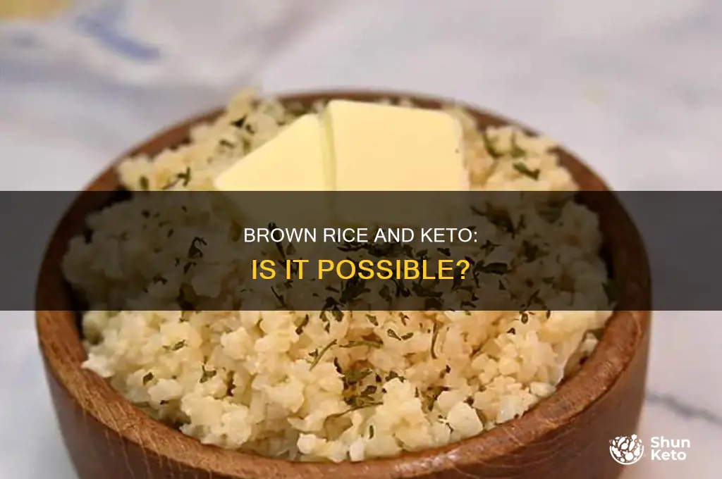can i eat brown rice on keto