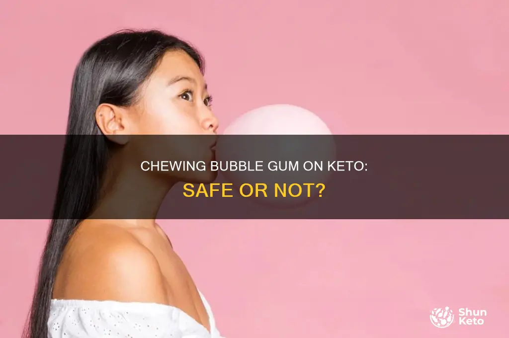 can i eat bubble gum on keto