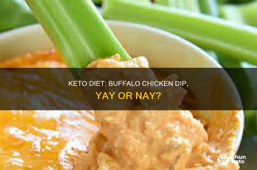 can i eat buffalo chicken dip on keto