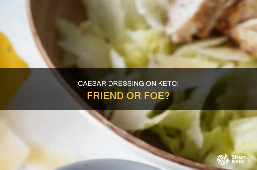 can i eat caesar dressing on keto