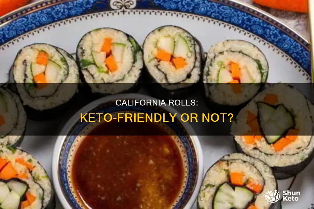 can i eat california roll sushi on a keto diet