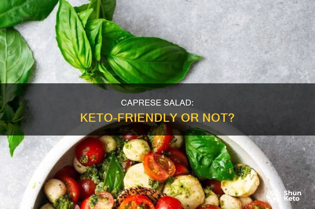 can i eat caprese salad on keto