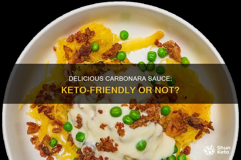 can i eat carbonara sauce on keto