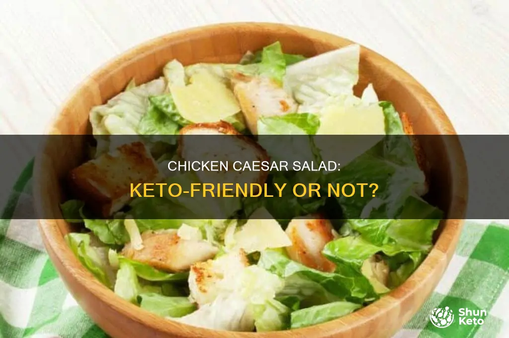 can i eat chicken ceasar on keto