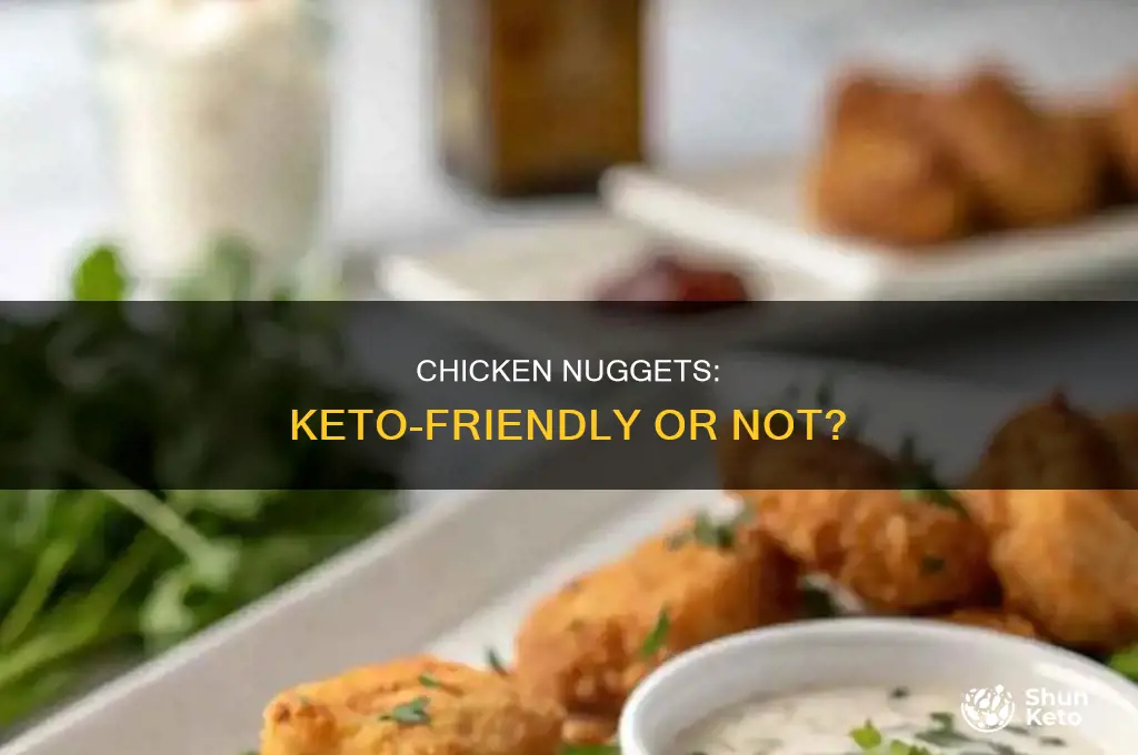 can i eat chicken nuggets on a keto diet