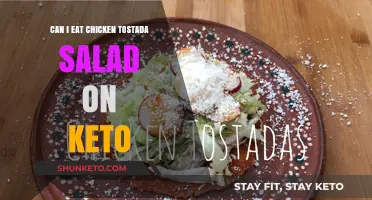 Chicken Tostada Salad: Keto-Friendly Mexican Feast