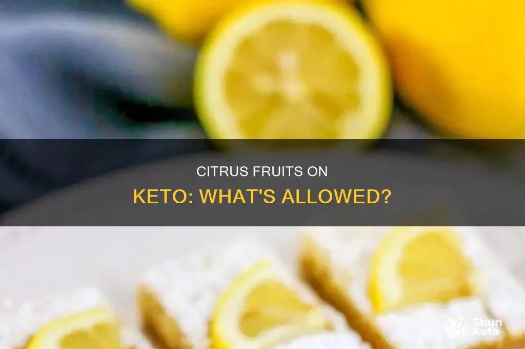 can i eat citrus fruit on keto diet