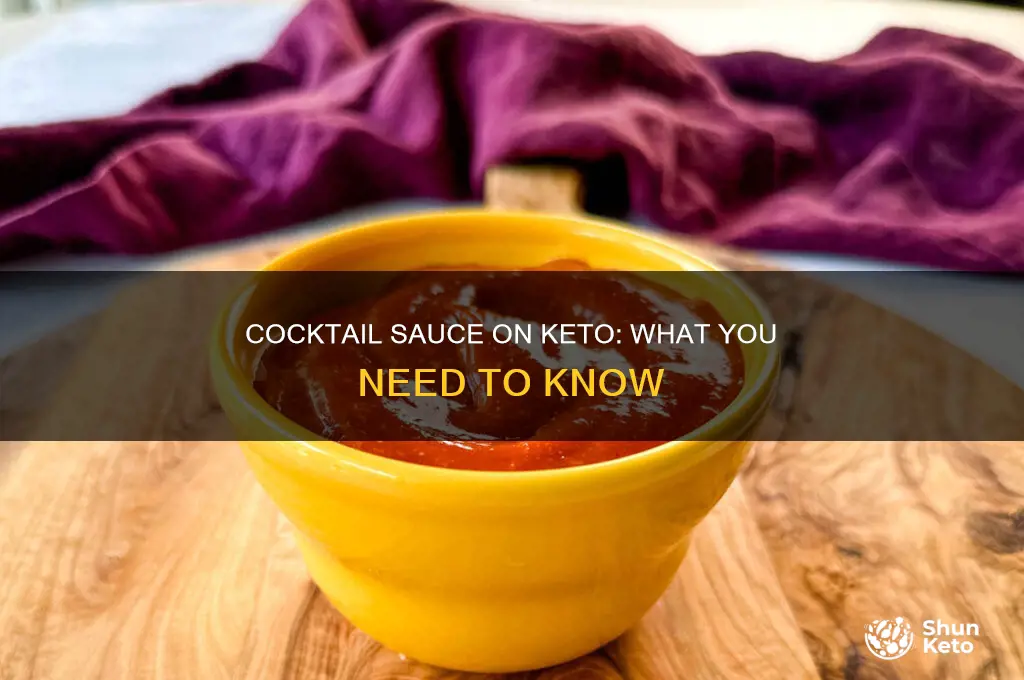 can i eat cocktail sauce on keto