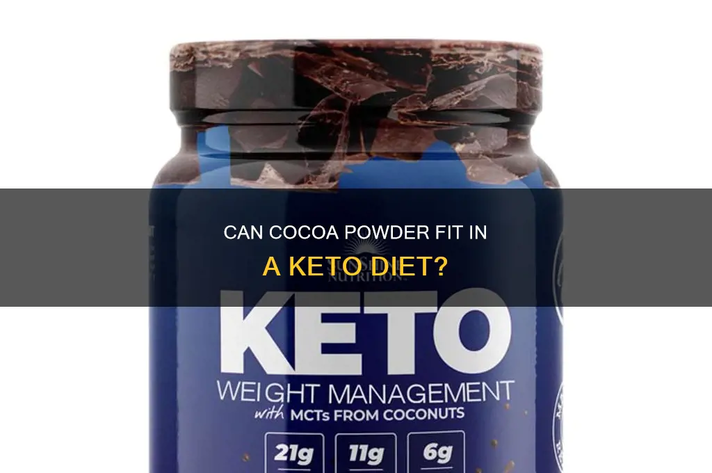 can i eat cocoa powder on keto