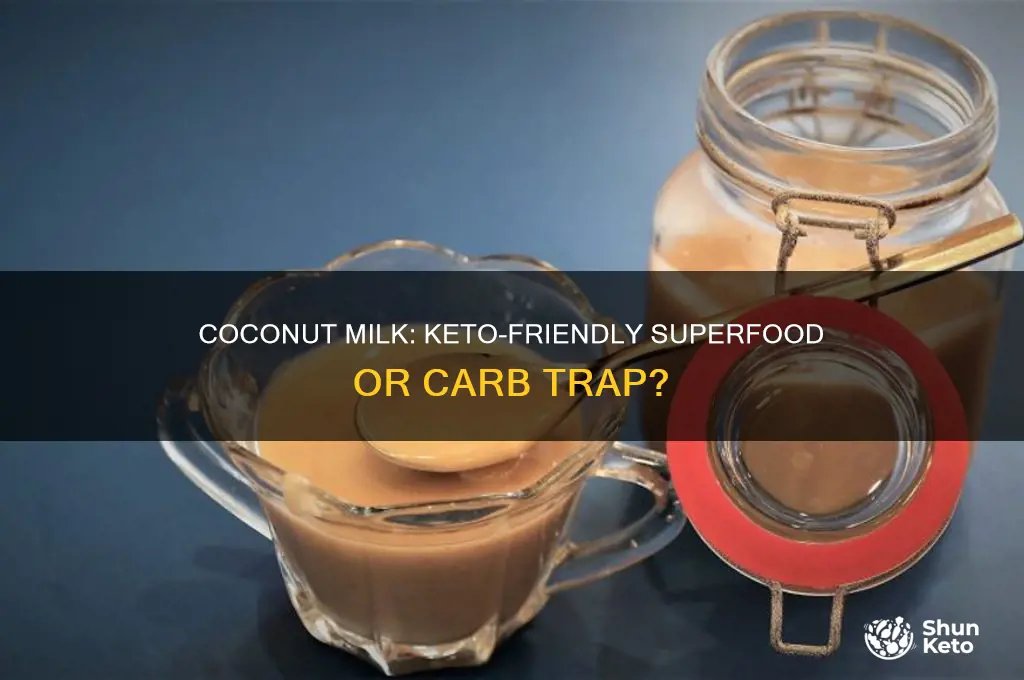 can i eat coconut milk on keto