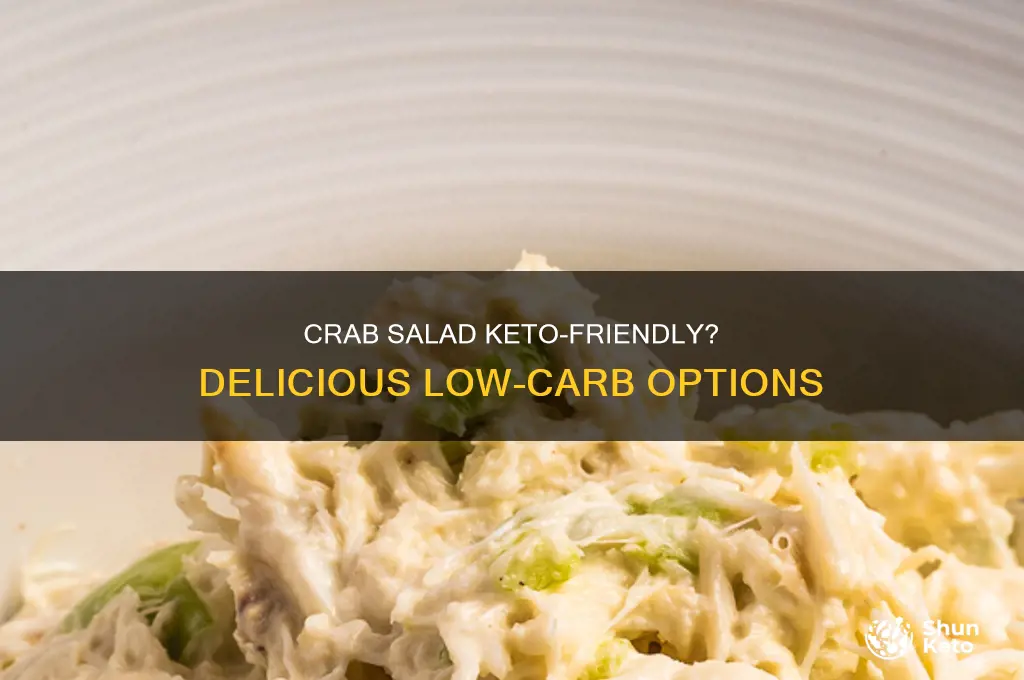 can i eat crab salad on keto