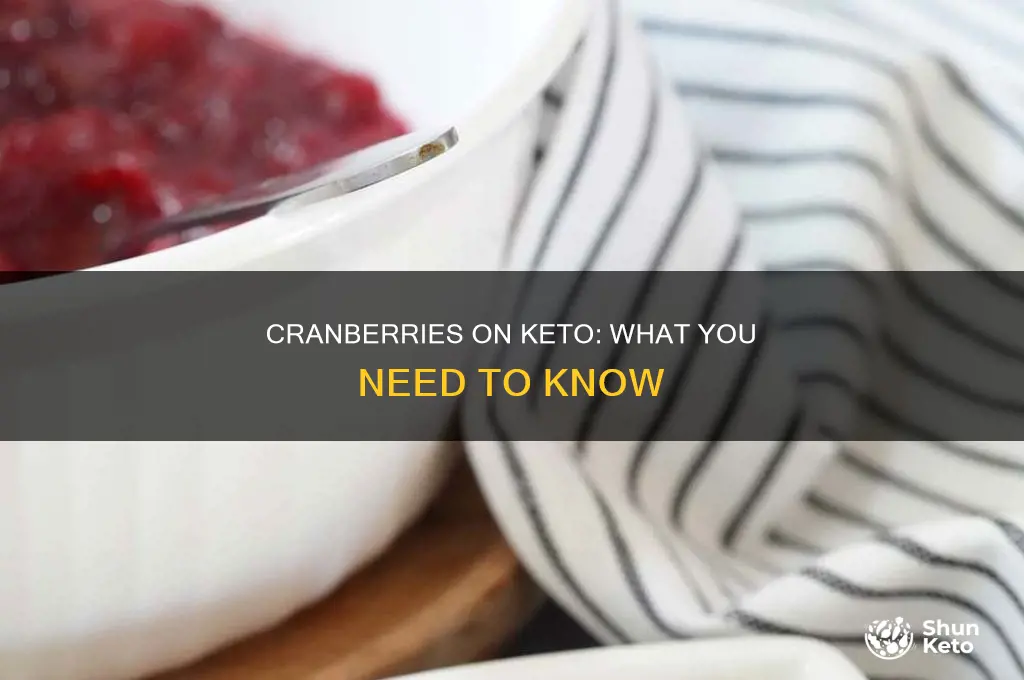 can i eat cranberries on keto