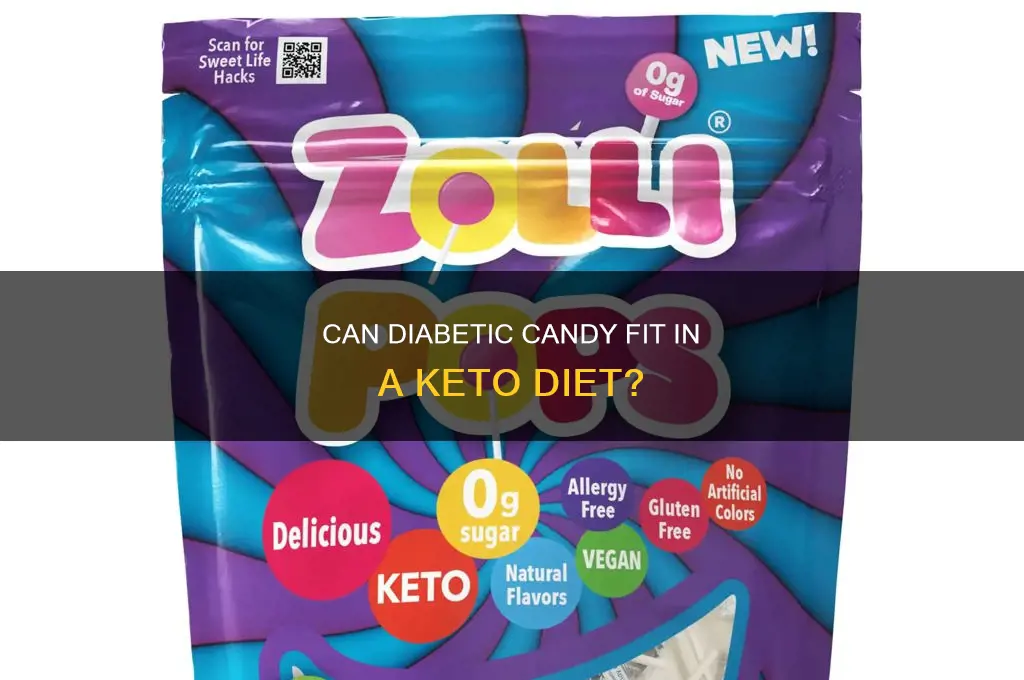 can i eat diabetic candy on keto