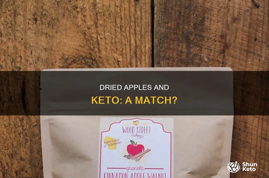 can i eat dried apples on keto