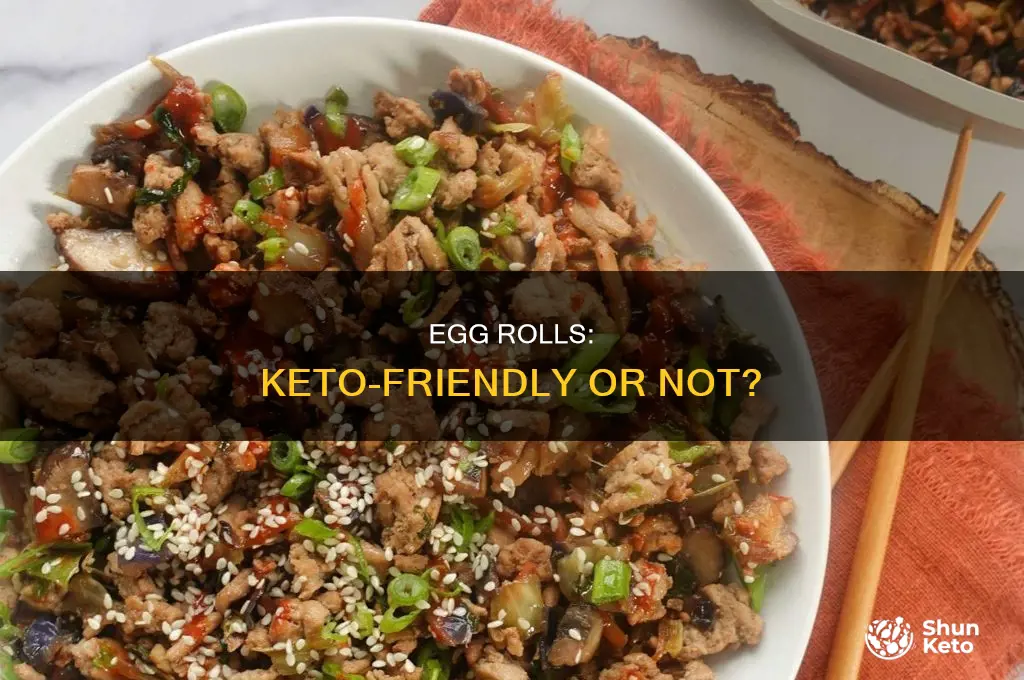 can i eat egg roll on keto
