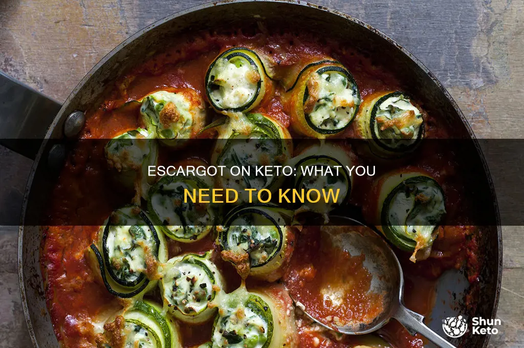can i eat escargot on keto