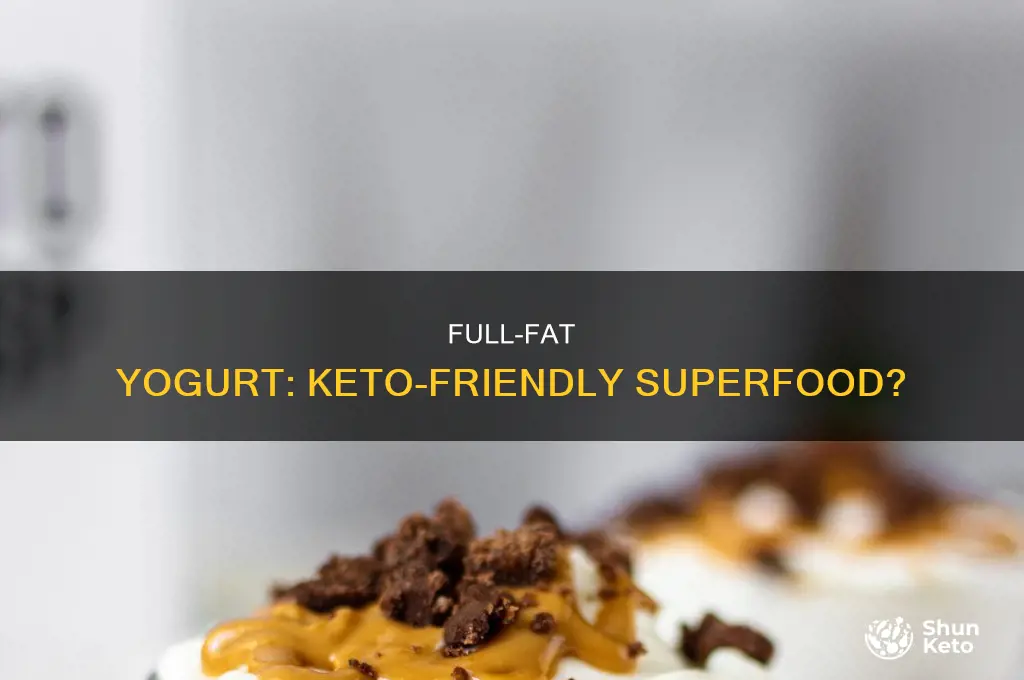 can i eat full fat yogurt on keto