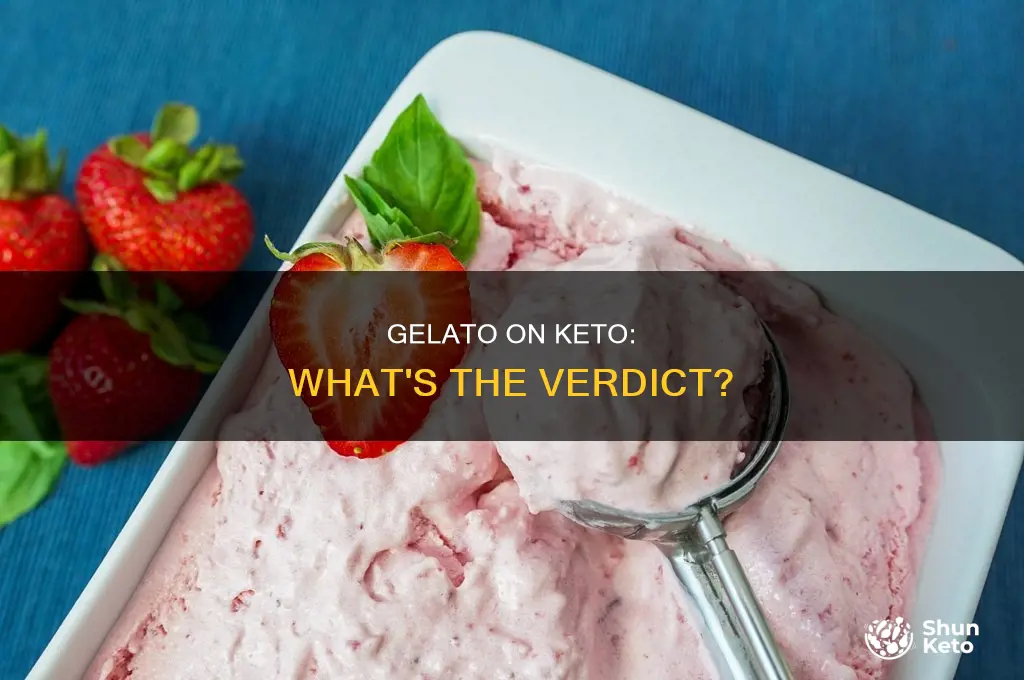 can i eat gelato on keto