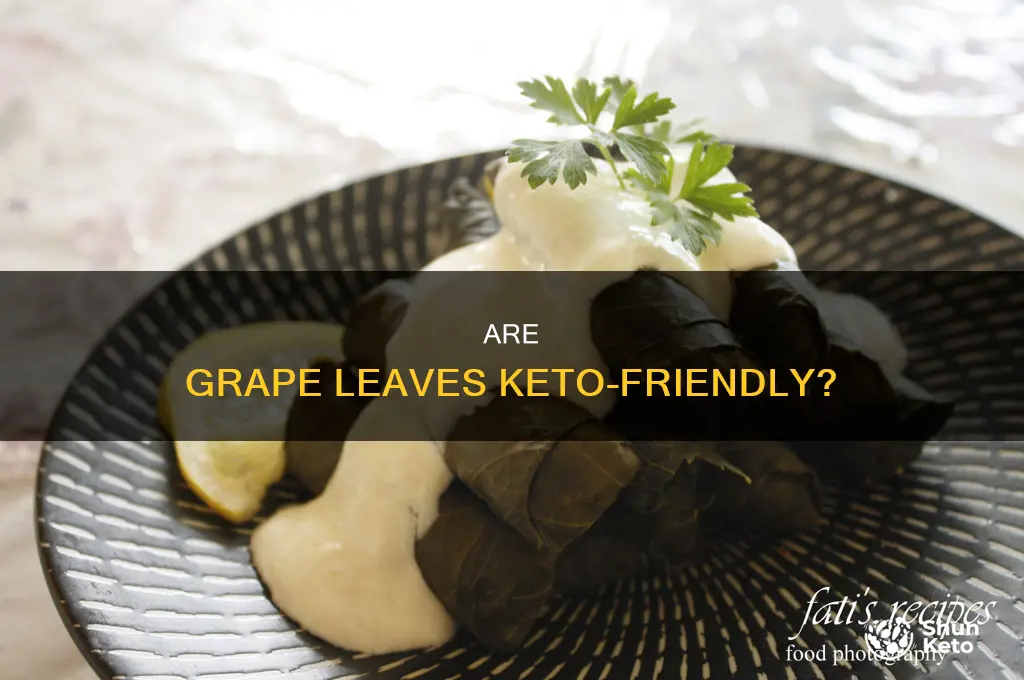 can i eat grape leaves on keto