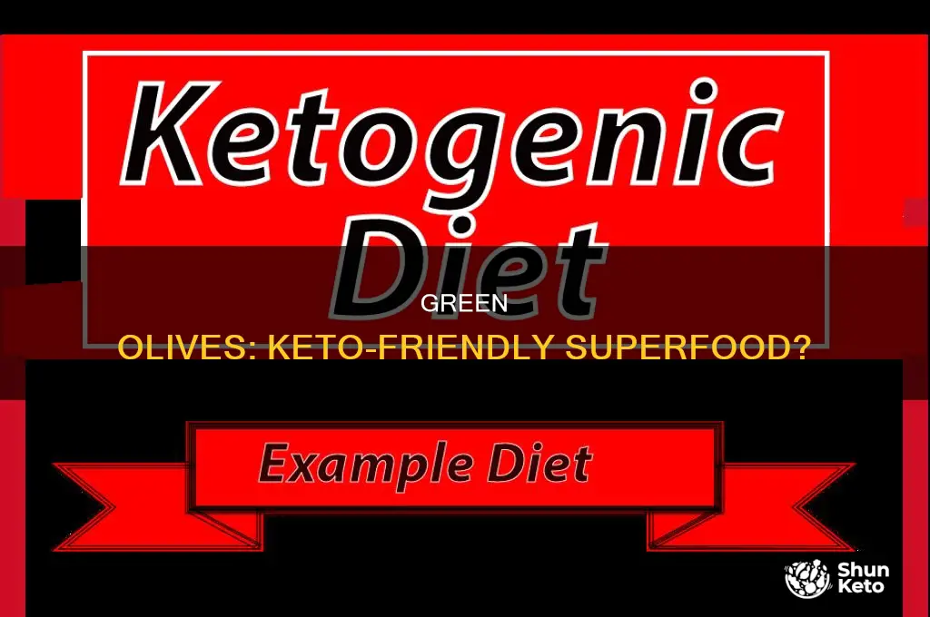 can i eat green olives on keto