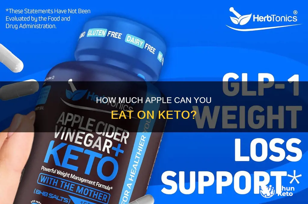 can i eat half an apple on keto